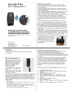 Preview for 1 page of ZONITH BT-PTT Bluetooth PTT User Manual