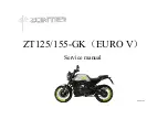 Zontes ZT125-GK Service Manual предпросмотр