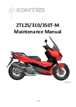 Zontes ZT125-M 2022 Maintenance Manual предпросмотр