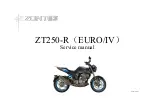 Предварительный просмотр 1 страницы Zontes ZT250-R Service Manual