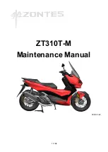 Предварительный просмотр 1 страницы Zontes ZT310T-M Maintenance Manual