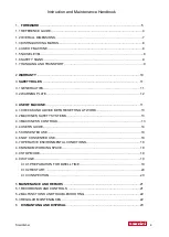 Preview for 4 page of Zonzini Buddy 120 Instruction And Maintenance Handbook