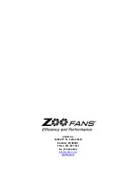 Preview for 16 page of Zoo Fans H60-EC Installation Manual