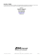 Предварительный просмотр 6 страницы Zoo Fans IC20-AC Operating Manual