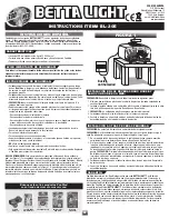 Preview for 4 page of Zoo Med BETTA LIGHT BL-30E Instructions Manual