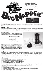 Preview for 1 page of Zoo Med BugNapper Instruction Manual