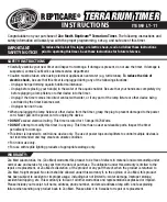 Preview for 1 page of Zoo Med Repticare LT-11 Instructions