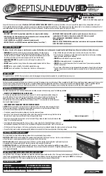 Предварительный просмотр 1 страницы Zoo Med REPTISUNLEDUVB LF-85 Instructions