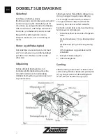 Предварительный просмотр 2 страницы ZOODOS 80052 Instruction Manual