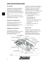 Предварительный просмотр 20 страницы ZOODOS 80052 Instruction Manual