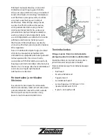 Предварительный просмотр 47 страницы ZOODOS 80052 Instruction Manual