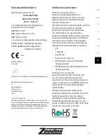 Предварительный просмотр 113 страницы ZOODOS 89470 Instruction Manual