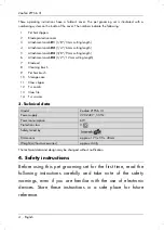 Preview for 6 page of Zoofari 281287 Operating Instructions And Safety Instructions