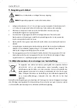 Preview for 42 page of Zoofari 281287 Operating Instructions And Safety Instructions