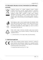 Предварительный просмотр 75 страницы Zoofari 311217 Operating Instructions And Safety Instructions