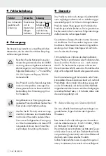 Preview for 58 page of Zoofari 354622 2010 Operation And Safety Notes