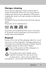 Preview for 9 page of Zoofari 378756 2107 Instructions For Use Manual