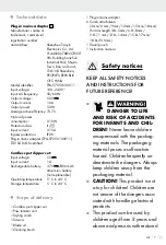 Preview for 7 page of Zoofari 378875 2101 Operation And Safety Notes