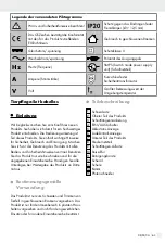 Preview for 63 page of Zoofari 378875 2101 Operation And Safety Notes