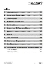 Предварительный просмотр 176 страницы Zoofari 391582 2201 Operating Instructions Manual