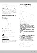 Preview for 3 page of Zoofari HS-5999 Instructions For Use Manual