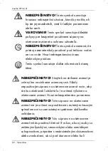 Предварительный просмотр 62 страницы Zoofari ZTPS 6 C1 Operating Instructions And Safety Instructions