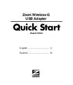 Preview for 1 page of Zoom 4410A Quick Start Manual