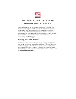 Preview for 1 page of Zoom 4630 Quick Start Manual