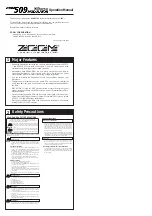 Preview for 1 page of Zoom 509 Modulator Operation Manual