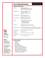 Preview for 2 page of Zoom 5510B Technical Specifications