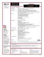 Preview for 2 page of Zoom 5754 Specifications