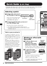 Preview for 8 page of Zoom 707II Guitar Operation Manual