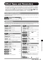 Preview for 33 page of Zoom 708II Bass Operation Manual