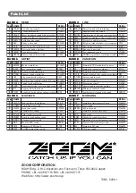 Preview for 40 page of Zoom 708II Bass Operation Manual