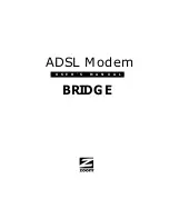 Zoom ADSL Modem BRIDGE 5515 User Manual preview