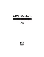 Zoom ADSL X4 User Manual preview