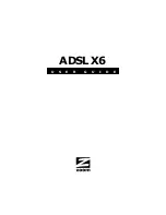 Zoom ADSL X6 User Manual preview