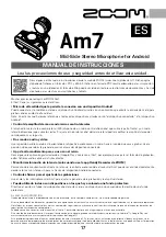 Preview for 17 page of Zoom Am7 Operation Manual