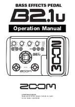 Zoom B2.1u Operation Manual предпросмотр