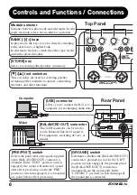 Предварительный просмотр 6 страницы Zoom B2.1u Operation Manual