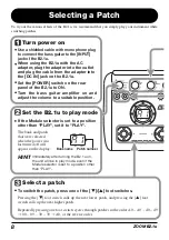 Предварительный просмотр 8 страницы Zoom B2.1u Operation Manual