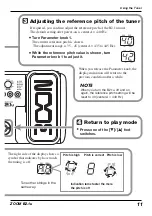 Предварительный просмотр 11 страницы Zoom B2.1u Operation Manual