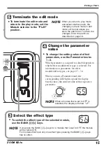 Предварительный просмотр 15 страницы Zoom B2.1u Operation Manual