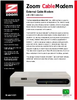 Предварительный просмотр 1 страницы Zoom CableModem 5031 Brochure & Specs