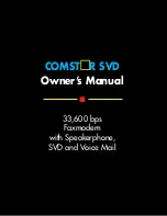 Zoom ComStar SVD Owner'S Manual preview
