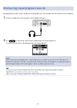 Предварительный просмотр 47 страницы Zoom F3 Operation Manual