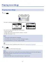 Предварительный просмотр 57 страницы Zoom F3 Operation Manual