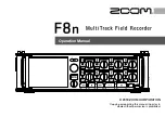 Preview for 1 page of Zoom F8n Operation Manual