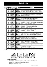 Preview for 24 page of Zoom FIRE-30 Operation Manual