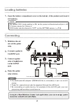 Preview for 2 page of Zoom G1 Four Quick Manual